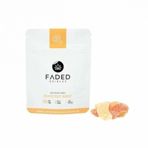 Buy Faded CBD Grapefruit Burst 150 mg Online in Canada - Nupep Shrooms