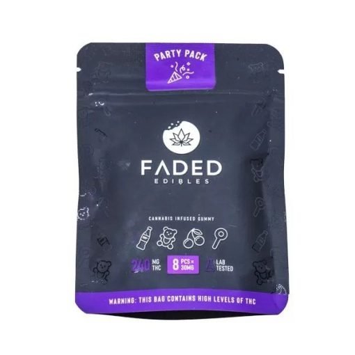 Buy Faded Party Pack Gummies 240MG THC Online in Canada - Nupep Shrooms