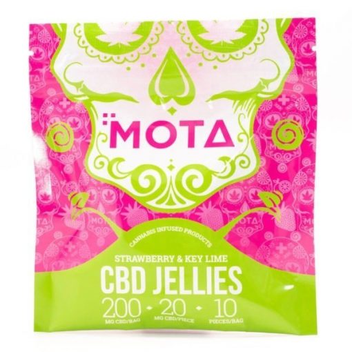 Buy 200mg CBD Strawberry and Key Lime Jellies (Mota) Online in Canada - Nupep Shrooms