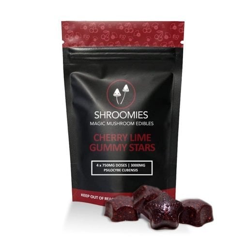 Buy SHROOMIES CHERRY LIME GUMMY STARS – 3000MG Online in Canada - Nupep Shrooms