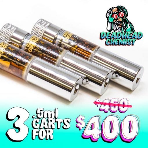 Buy Deadhead Chemist DMT 3 Cartridges Deal .5mL Online in Canada - Nupep Shrooms