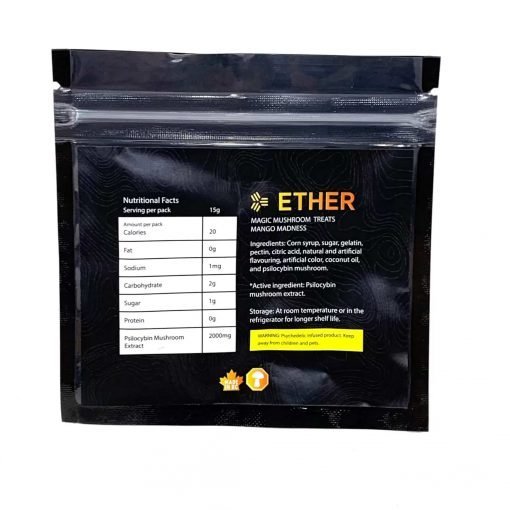 Buy Ether Magic Mushroom Treats Mango Jelly Online in Canada - Nupep Shrooms