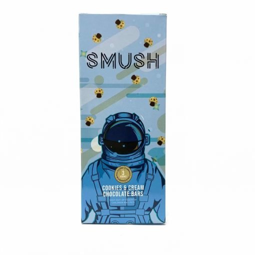 Buy Smush Cookies & Cream Chocolate Bar (3g) Online in Canada - Nupep Shrooms