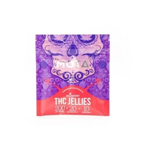 Buy 200mg Wildberry THC Jellies (Mota) Online in Canada - Nupep Shrooms