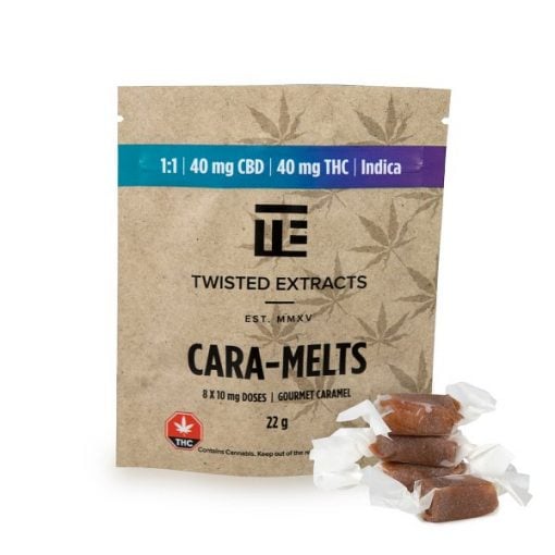 Buy Twisted Extracts – Cara-Melts 1:1 CBD:THC Cannabis Indica Online in Canada - Nupep Shrooms