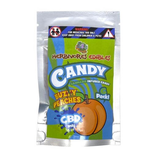 Buy Buzzy Peaches CBD (150MG) Candy Cannabis Online in Canada - Nupep Shrooms