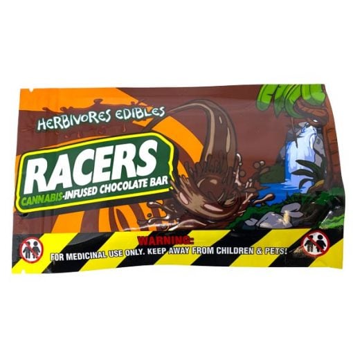 Buy Herbivores Edibles Racers THC Distillate Cannabis Infused Chocolate Bar Online