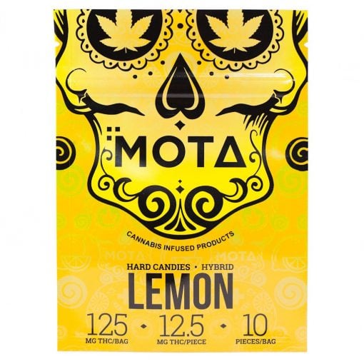 Buy Mota Lemon Hard Candy 125mg THC Online