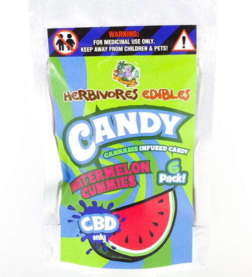 Buy Herbivores Edibles – Watermelon 150mg CBD Online