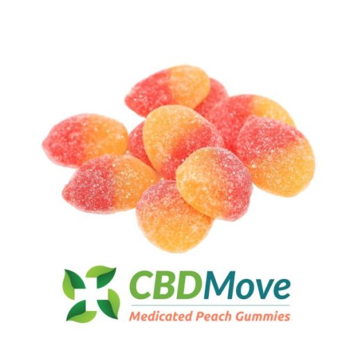 Buy CBD Move Vegan Gummies – Vegan Peaches – 100mg CBD Online