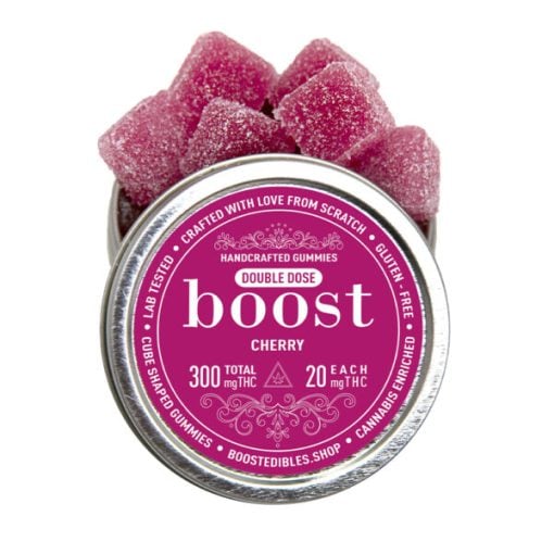 Buy Boost Edibles 300mg THC (15x20mg) Cherry Online