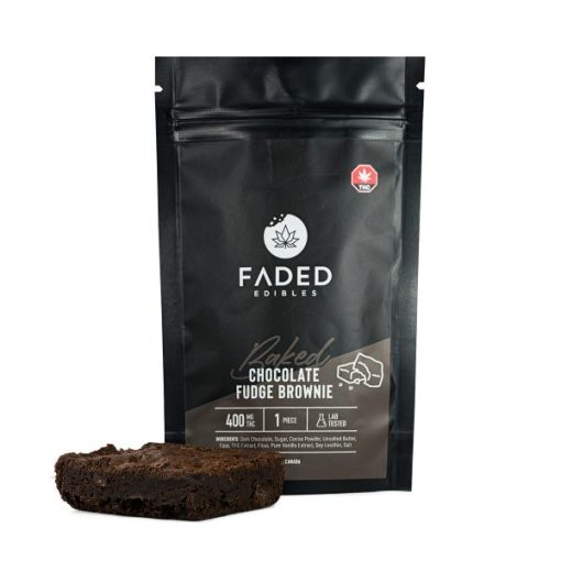 Buy Faded Cannabis Co. THC Brownies 400mg THC Online