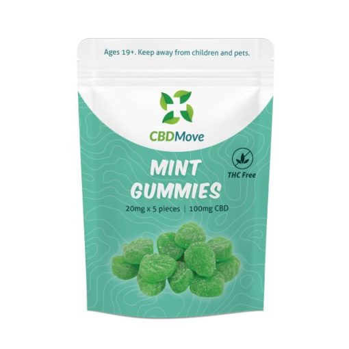 Buy CBD Move Gummies – Mint – 100mg CBD Online