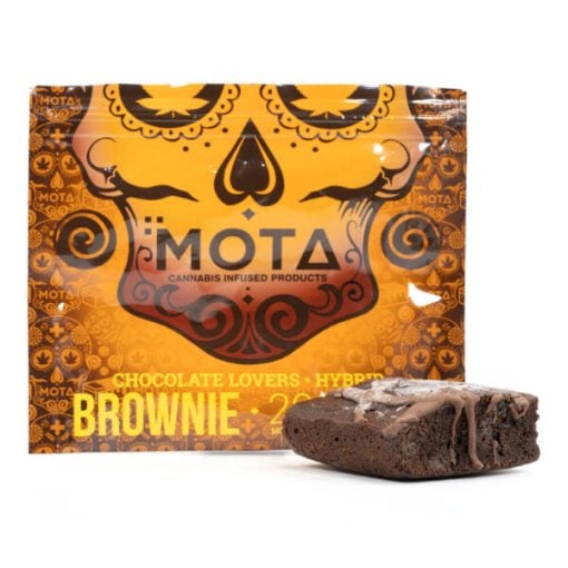 Buy Mota Chocolate Lovers Brownie 200mg THC Online