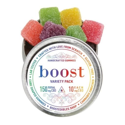 Buy Boost Edibles Multi Pack 150mg CBD Cubes Online