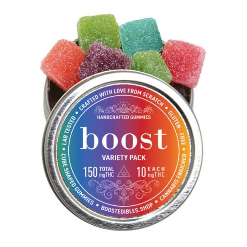 Buy Boost Edibles Multi Pack 150mg THC Cubes Online