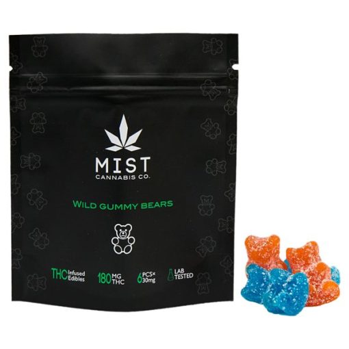 Buy Wild Gummy Bears 180mg THC – Mist Cannabis Co. Online