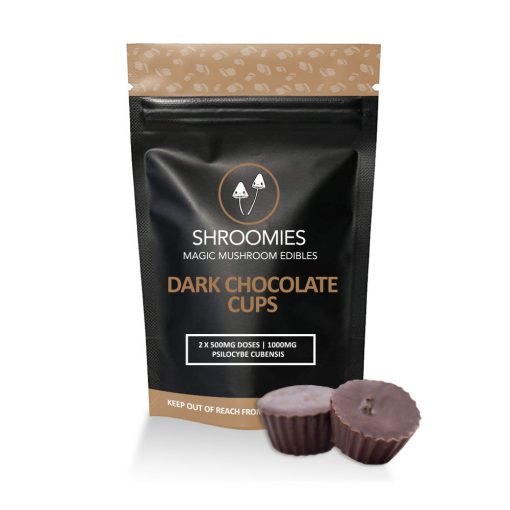 Buy Shroomies Dark Chocolate Cups – 1000mg Online