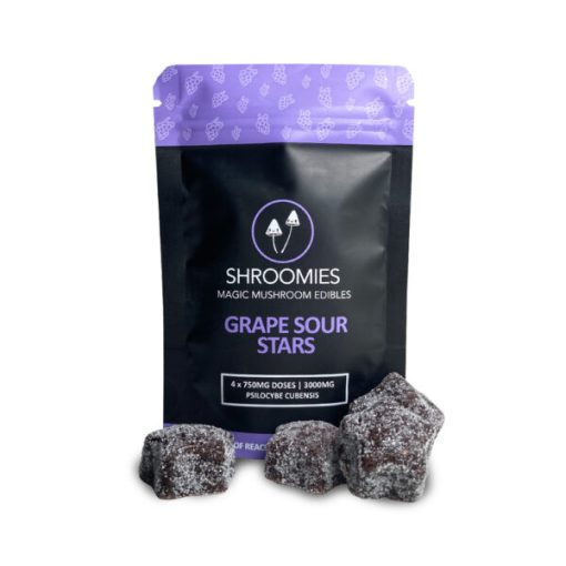 Buy Shroomies Grape Sour Stars– 3000mg Online