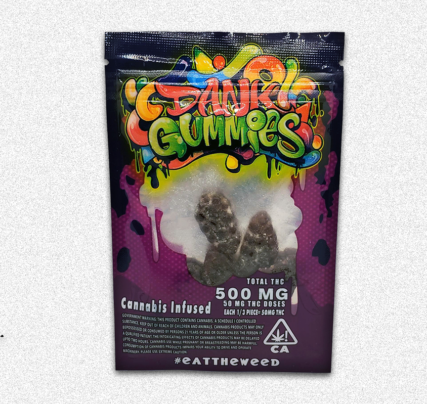 Dank Grape Gummies 500mg THC - Image 1