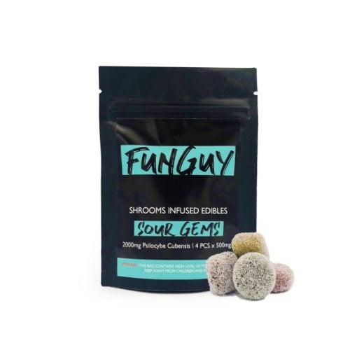 Buy FunGuy – Assorted Sour Gems 2000mg Online in Canada - Nupep Shrooms