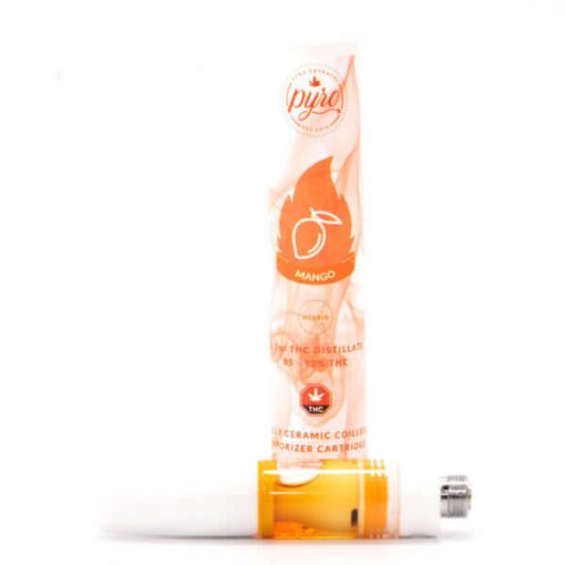 Buy Mango THC Distillate Ceramic Cartridge (Pyro Extracts) 0.5ml Online