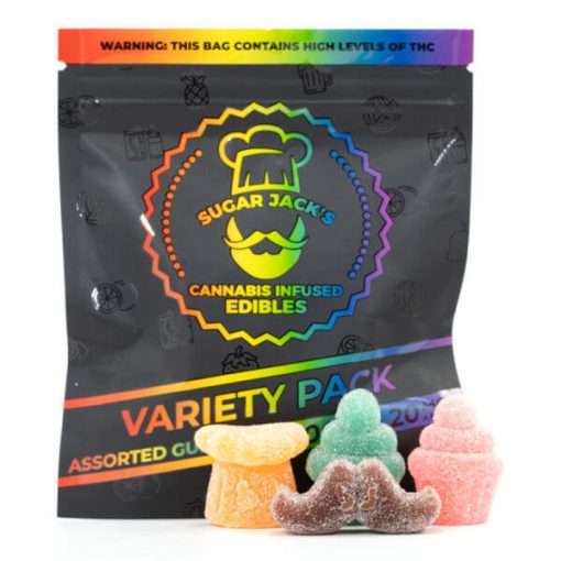 Buy Sugarjacks 200Mg THC Assorted Gummies Variety Pack Online