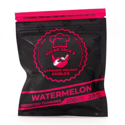 Buy Sugarjacks Assorted Gummies Watermelon Front Online