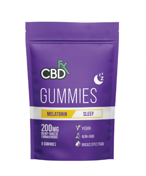 Buy CBDfx Melatonin CBD Sleep Gummies 200mg CBD(8 Count Pack) Online