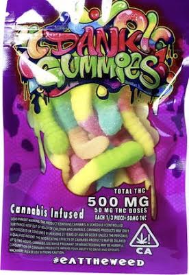 Buy Dank Willy Wonka Worm Gummies 500mg THC Online