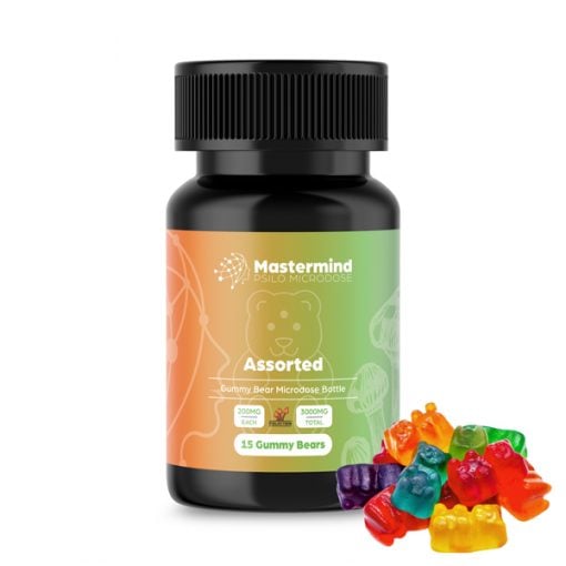 Buy Mastermind Psilo Magic Mushroom Gummy Bear Microdose – 3000MG – Assorted Online