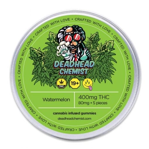 Buy Deadhead Chemist 400MG THC Watermelon Online