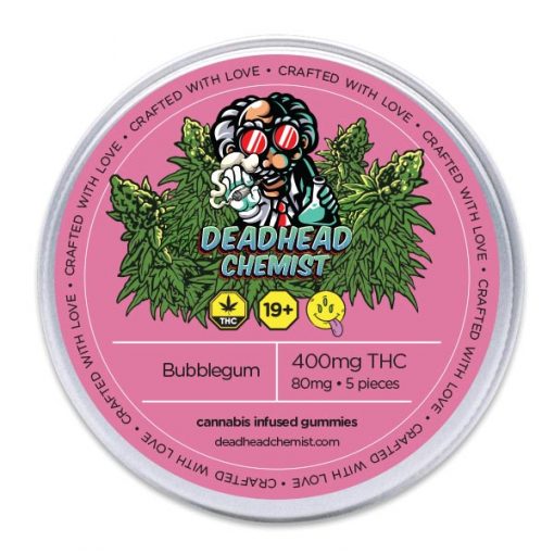 Buy Deadhead Chemist 400MG THC Bubblegum Online