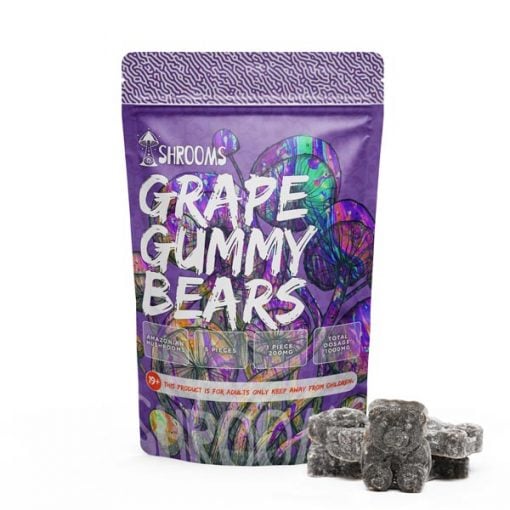 Buy Shrooms | Amazonian Magic Mushroom Grape Gummy Bears 1000MG Online