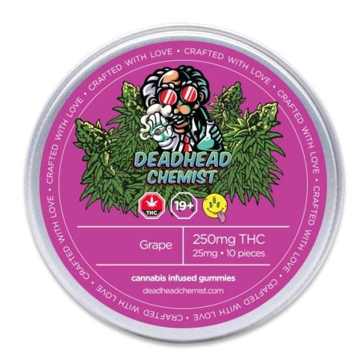 Buy Deadhead Chemist 500MG THC Grape Gummy Online