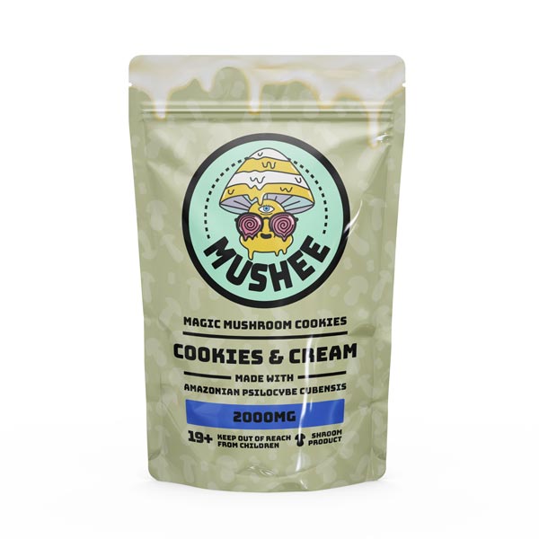 Buy Magic Mushroom Cookies n Cream Cookie- 2000MG – Mushee Online