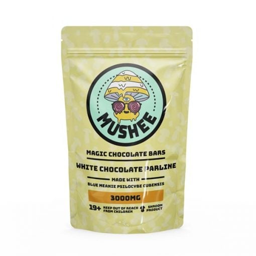 Buy Magic Mushroom White Chocolate Parline Bar- 3000MG – Mushee Online