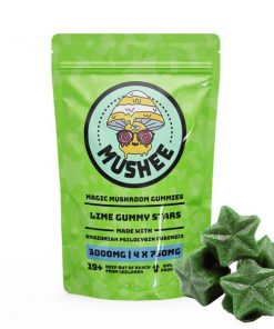 Buy Magic Mushroom Star Gummies – Lime- 3000MG – Mushee Online