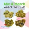 Mix And Match Bud Aaa 1Lb 4Oz X 4