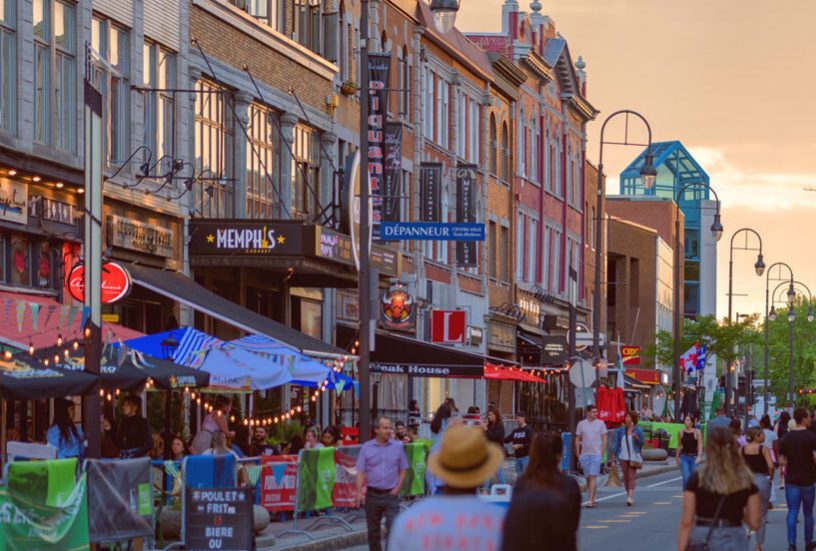 Trois-Rivières street life, Quebec