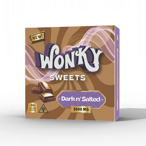 Wonky Sweets Dark N Salted 3000Mg