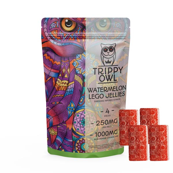 Watermelon Lego Jellies – 1000mg – Trippy Owl - Image 1