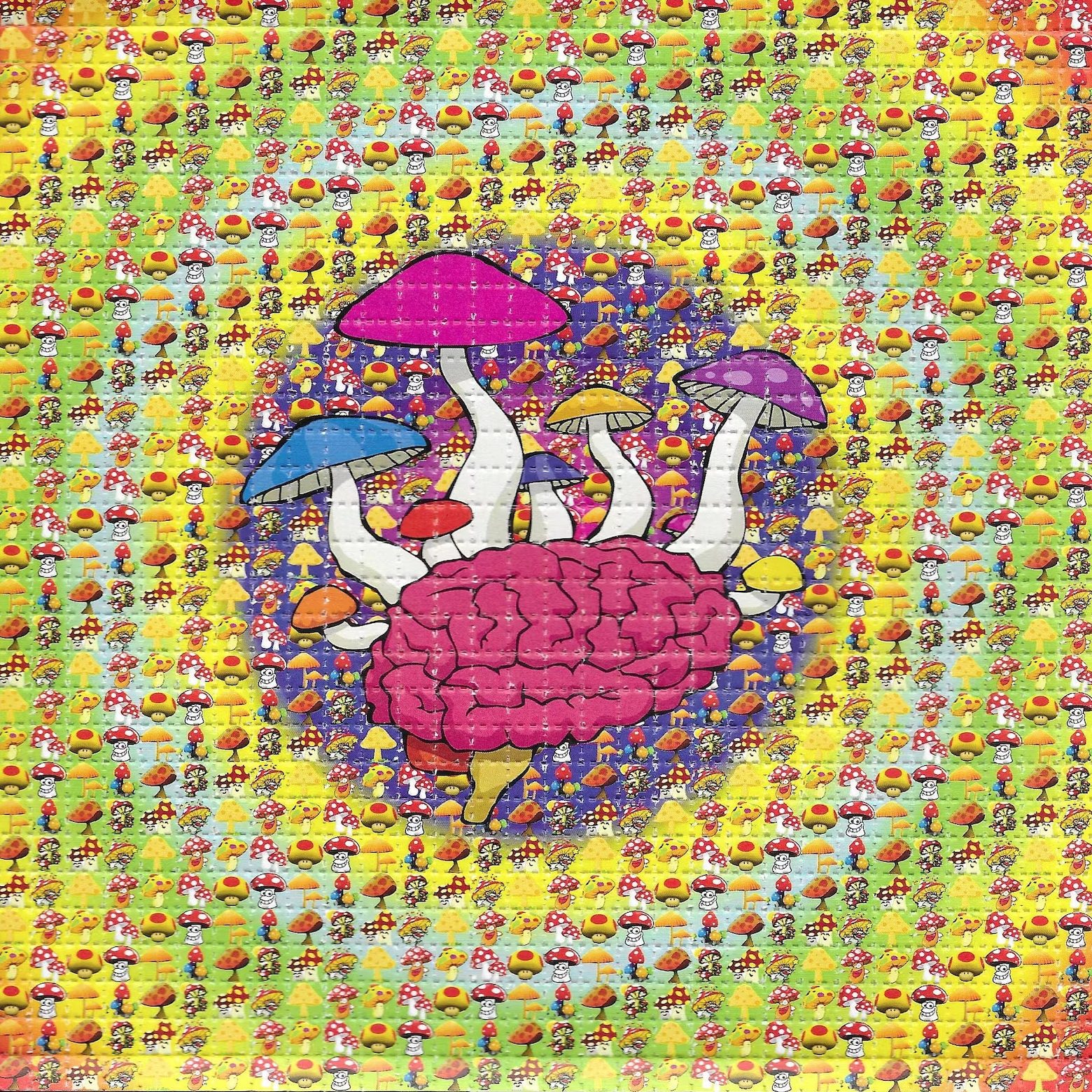 LSD-25 Tabs Mushroom Brain - Image 1