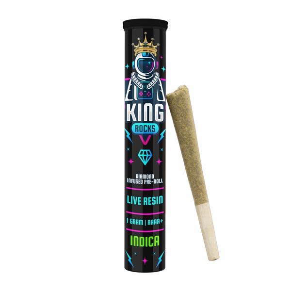 Monster Pre Roll with Live Resin – 1.3G – King Rocks – 2 Pack - Image 1