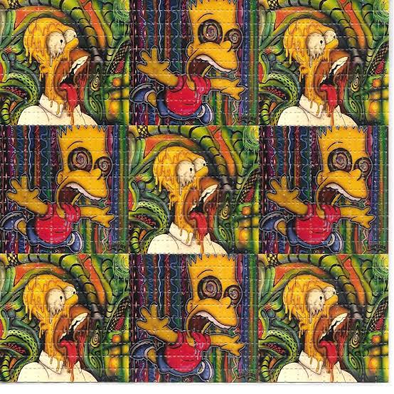 LSD-25 Tabs Double Dosed 240ug - Homer - Image 1