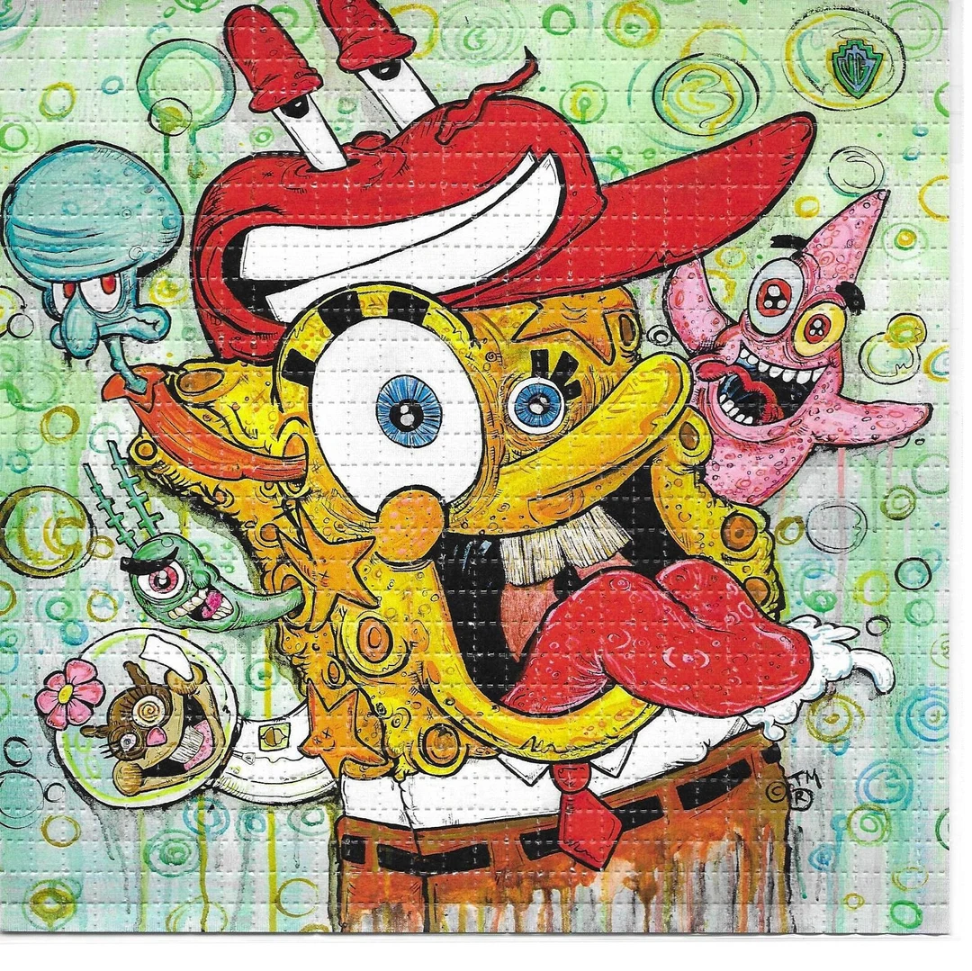 LSD-25 Tabs Double Dosed 240ug - SpongeBob - Image 1